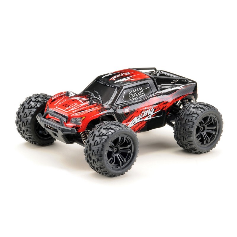 SCALE 1:14 4WD HIGH-SPEED TRUCK RACING BLACK/RED RTR
