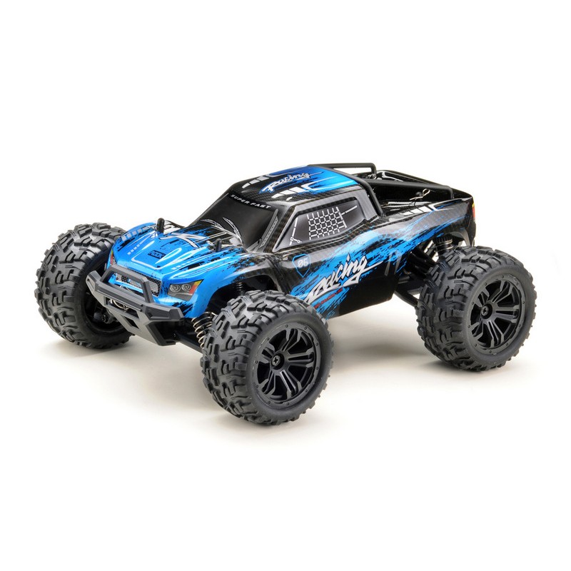 SCALE 1:14 4WD HIGH-SPEED TRUCK RACING BLACK/BLUE RTR